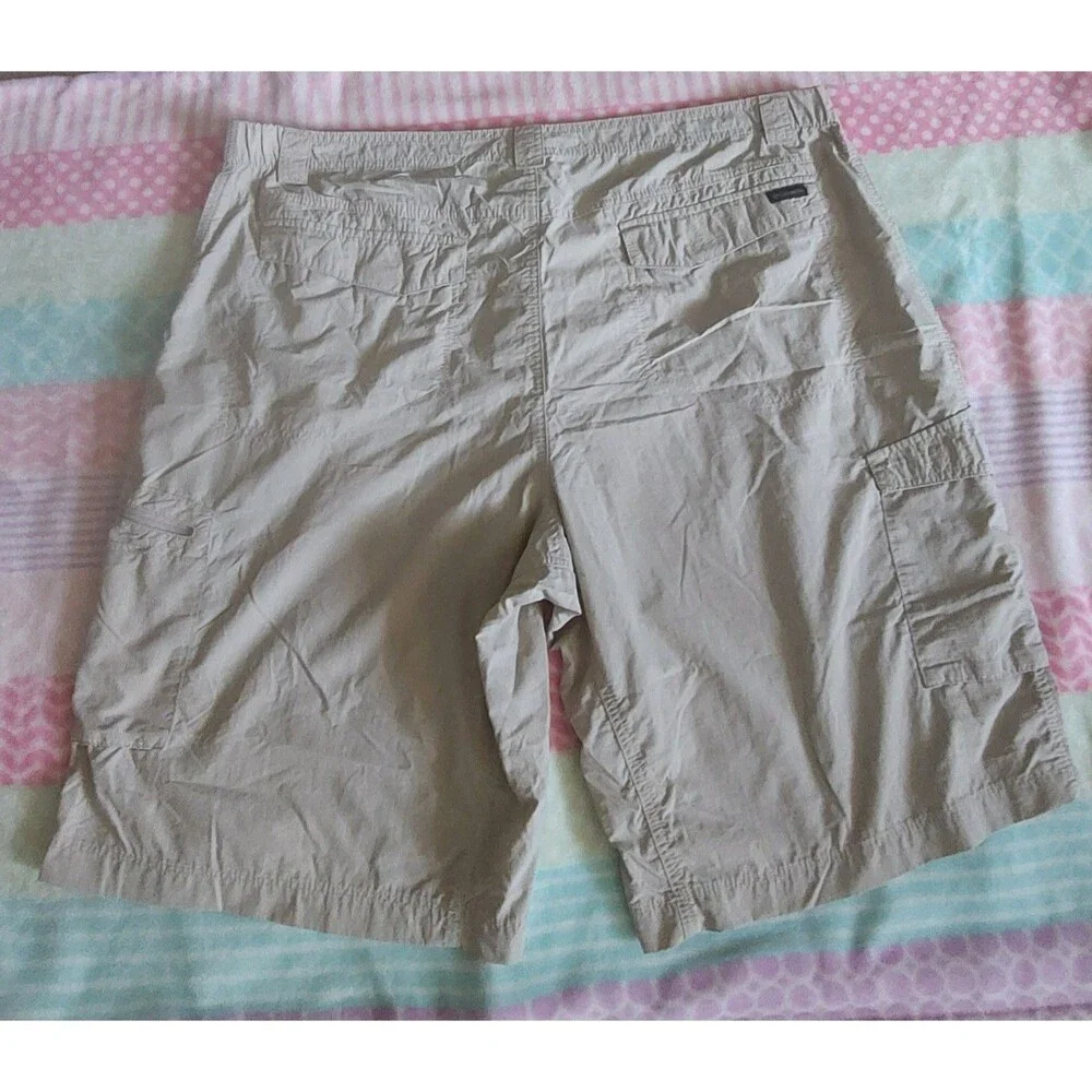 Columbia Sportwear Shorts Men 44,beige, Nylon, Polyester, Pockers,44 Inch Waist